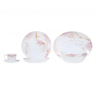Serviciu de masa 32 piese Eljado Decor Rozalin, opal