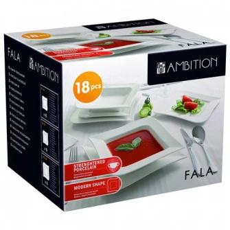 Serviciu de masa, Ambition Fala, 18 piese