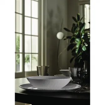 Serviciu de masa Bormioli Coconut, 18 piese, Opal alb