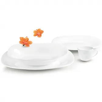 Serviciu de masa Bormioli Parma 19 piese, opal