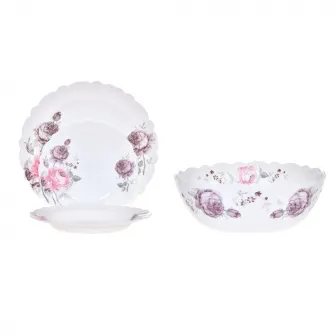 Serviciu de masa Eljado Shamiram décor, opal, 19 piese