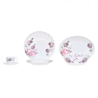 Serviciu de masa Eljado Shamiram décor, opal, 32 piese