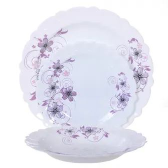 Serviciu de masa Sanay Eljado, 18 piese, opal