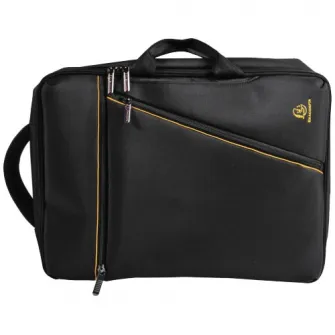 Servieta/rucsac laptop 15.6 Exacompta Exactive, Poliester, Pentru umar, spate sau mana, Negru