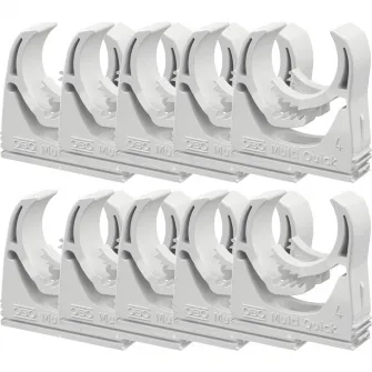 Set 10 Clema Multi-Quick OBO BETTERMANN 2475174, M-Quick 31-37LGR, 31-37mm