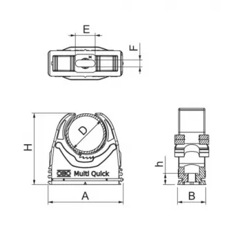 Set 10 cleme Multi Quick, 15-19 mm, Obo Bettermann