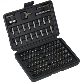 Set 100 biti si adaptor Heinner CTSM012, material chrome-vanadium
