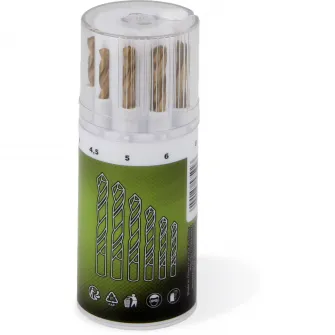 Set 11 burghie pentru metal Heinner VBM011, 1.5-8 mm dimensiune burghie
