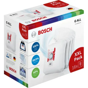 Set 16 saci Bosch BBZ16GALL, compatibili cu toate modelele, exceptand cele din gamele BSG8, BSN, VS08, VS01
