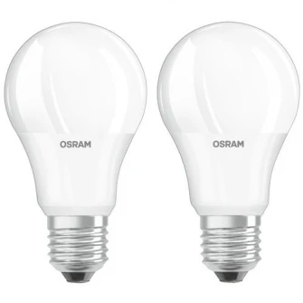 Set 2 becuri LED Osram Base Classic A60, E27, 8.5W (60W), 806 lm, A+, lumina neutra (4000K)