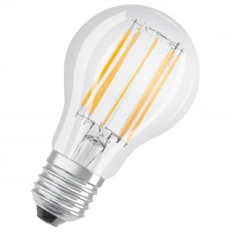Set 2 becuri LED OSRAM Star Filament A100, E27, 10W (100W), 1521 lm, lumina calda (2700K), clasa energetica A++, 15 000 ore functionare