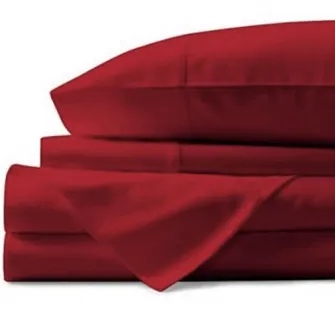Set 2 bucati Husa pentru pilota Kotonia Home , 100% bumbac, Ranforce, 200x220 cm, rosu