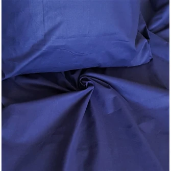 Set 2 bucati Husa pentru pilota Kotonia Home, 100% bumbac, Ranforce, 200x220 cm, bleumarin