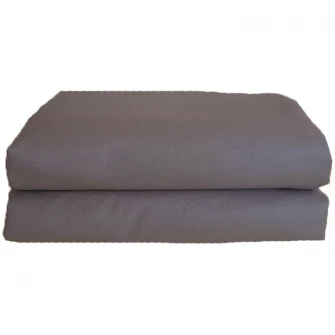 Set 2 bucati Husa pentru pilota Kotonia Home, 100% bumbac, Ranforce, 200x220 cm, maro