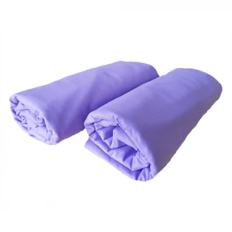 Set 2 bucati Husa pentru pilota Kotonia Home, 100% bumbac, Ranforce, 150x200 cm, lila