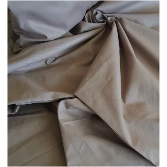 Set 2 bucati Husa pentru pilota Kotonia Home, 100% bumbac, Ranforce, 200x220 cm, maro