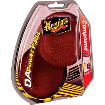 Set 2 bureti polish auto Meguiars, rosu, 4, DA Compound Power Pads