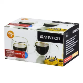 Set 2 cani Ambition Mia, termorezistente, 100 ml