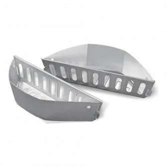 Set 2 cosuri pentru carbuni Weber, 36x9.1x7.9 cm, inox