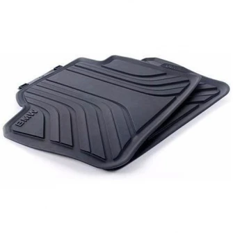 Set 2 covorase cauciuc pentru spate originale, compatibile Seria 1 F20 F21, cu accesorii prindere, negru antracit