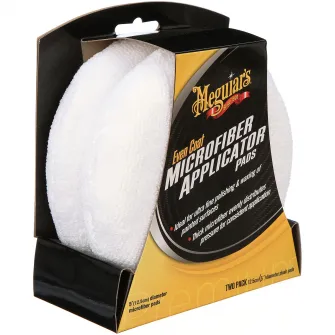 Set 2 discuri aplicatoare microfibra Meguiars, 130mm, Even Coat Applicator Pad EU