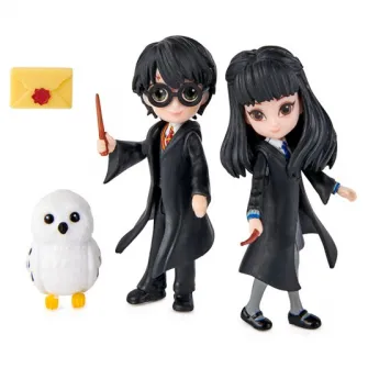 Set 2 figurine Harry Potter - Harry Potter si Cho Chang, 7.5 cm