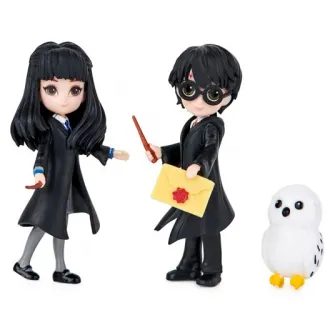 Set 2 figurine Harry Potter - Harry Potter si Cho Chang, 7.5 cm