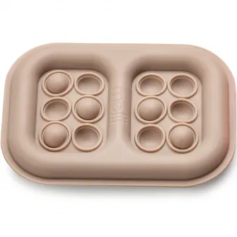 Set 2 pastile racire Pop It cutie pranz pentru copii Melii, pink-grey