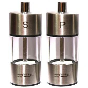 Set 2 rasnite Art of dining by Heinner, sare/piper, inox, 9 cm