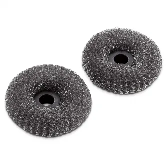 Set 2 rezerve burete abraziv pentru perie Weber, diametru 10 cm