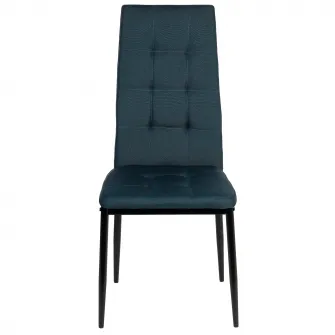 Set 2 scaune bucatarie Kring Dublin, material textil, Green blue
