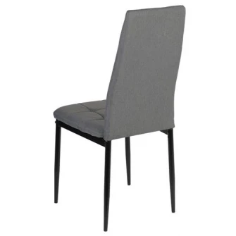 Set 2 scaune bucatarie Kring Dublin, material textil, Grey