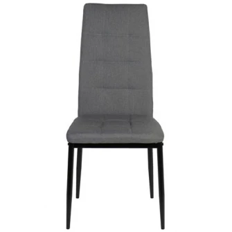 Set 2 scaune bucatarie Kring Dublin, material textil, Grey