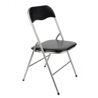 Set 2 scaune bucatarie Kring Primo, pliante, Negru