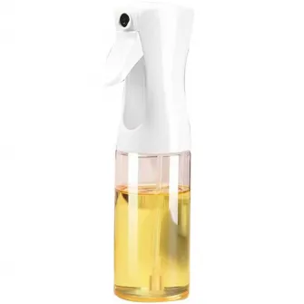 Set 2 sticle cu pulverizator Vanora Home, ulei/otet, 200 ml, alb/negru