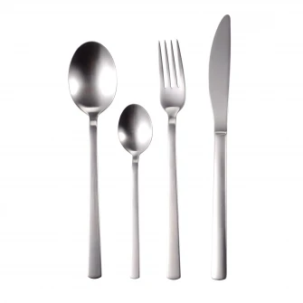 Set 24 tacamuri Bergner Nice, inox