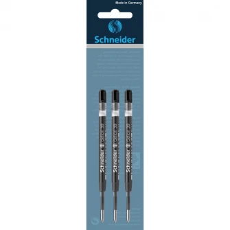 Set 3 bucati Mina Schneider Gelion M, 0.4 mm, negru