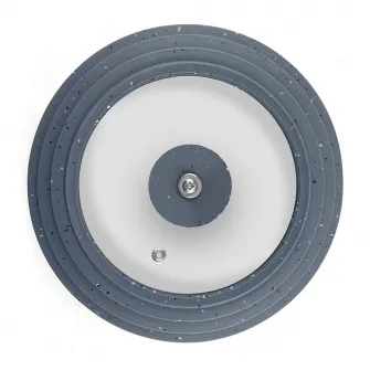 Set 3 capace cu margine ajustabila din silicon Cooking by Heinner: 16/18/20 cm, 22/24/26 cm, 28/30/32 cm, Gri