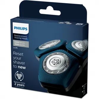Set 3 capete de barbierit Philips SH71/50, compatibil cu S5000 si S7000
