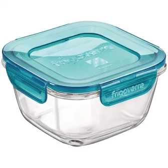 Set 3 caserole Bormioli Frigoverre Evolution, 120 mmx120 mm, 420 ml, sticla