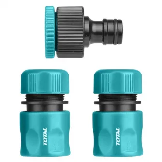 Set 3 conectori irigare/udare TOTAL THWS030301,diametru 1/2