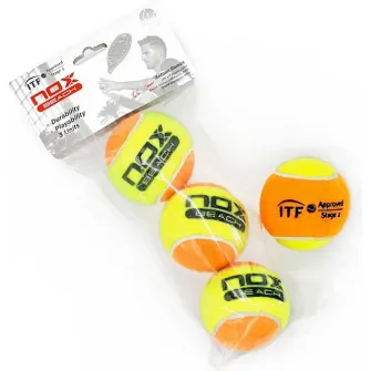 Set 3 mingi padel Nox Titanium Beach