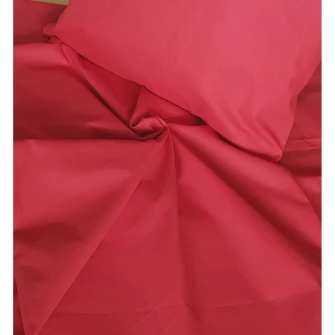 Set 4 bucati Fata de perna Kotonia Home, 100% bumbac, Ranforce, 50x70 cm, rosu