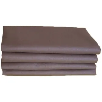 Set 4 bucati Fata de perna Kotonia Home, 100% bumbac, Ranforce, 50x70 cm, maro