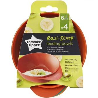 Set 4 castroane ergonomice Tommee Tippee, 6 luni+, Multicolor