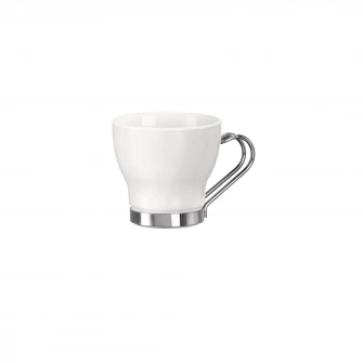 Set 4 cesti espresso Bormioli Aromateca Oslo alb, 100 ml, opal