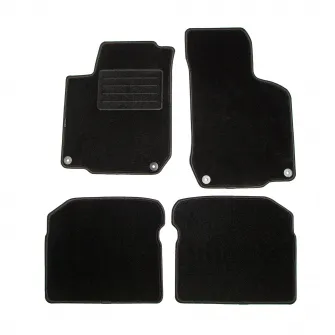 Комплект из 4 ковриков Petex для VW Golf VII, Golf VII Variant, Golf VII Alltrack 2012-2013, черный/графит