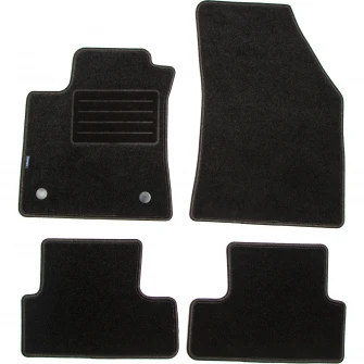 Комплект из 4 ковриков Petex для VW Passat (3C), Passat (36) 2007-2014, черный/графит