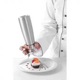 Set 4 duze / varfuri pentru sifon frisca Hendi, pt decorare sau umplere prajituri, inox, Hendi