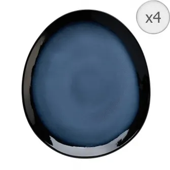 Set 4 farfurii ovale Art of dining by Heinner Serenity, ceramica, 28cm